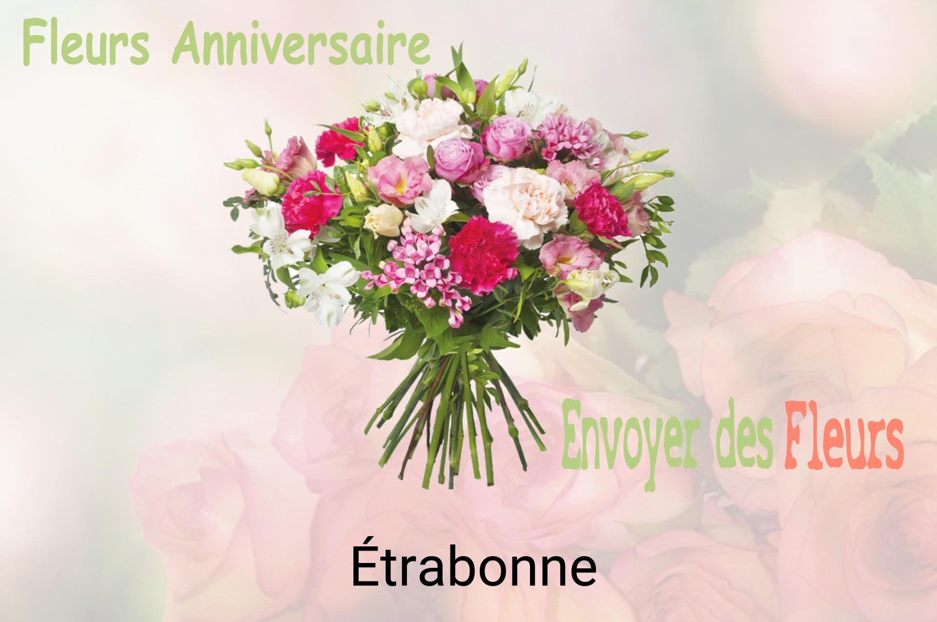 Bouquet de fleurs d’anniversaire livré à Étrabonne
